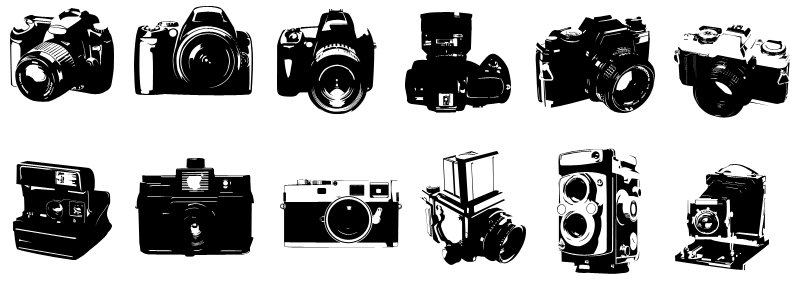 download camera shapes for photoshop