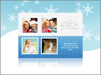 Happy Holidays 5x7 Greeting Card Template - 54E013-S