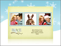 Peace 5x7 Greeting Card Template - 53E015-S