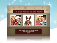 Tis The Season 5x7 Greeting Card Template - 53E019-S