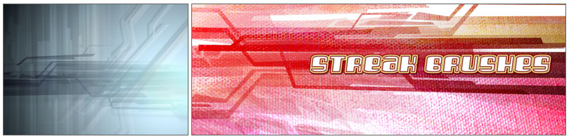 Streaks Brush Set For Photoshop